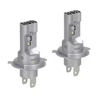 2x PHILIPS Ultinon Pro6000 Boost H4 LED Gen3 mit Stra&szlig;enzulassung 12V +450% 5800K