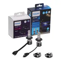 2x PHILIPS Ultinon Pro6000 HL Boost H7 LED Bulbs + Adapter for VW Tiguan and Mercedes W205 C/X217