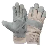 12x Gr&ouml;&szlig;e 10 / XL PRO-FIT 543113 Rindspaltleder-Handschuhe Arbeitshandschuhe Leder