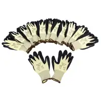 PRO-FIT 518LO Work Gloves YELLOW BLACK Size 8 / M (12 pairs)