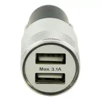PROPLUS Zigarettenanz&uuml;nder Adapter Ladestecker Ladeger&auml;t USB PKW KFZ LKW 12/24V 3100mA