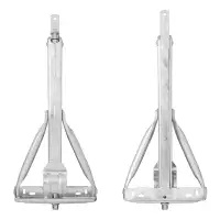 2x 1100kg PROPLUS 361506 Ausdrehstütze Stützfuß Steckstütze Wohnwagen Kurbelstützen