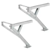 2x 600kg PROPLUS 361510V01 Ausdrehstütze Stützfuß Steckstütze Wohnwagen Kurbelstützen