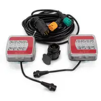 PROPLUS 330484 LED Trailer Taillight Set, Magnetic Mount on 4F Magnet, 7.5 x 2.5 m, 7-/13-pin