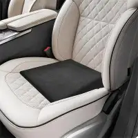 PROPLUS Wedge Cushion Seat Cushion 37x35x7.5 cm Seat Booster Car Seat BLACK