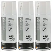 3x 400ml PROTEC P2250 Injektorenl&ouml;ser Spray Einspritzd&uuml;se Reiniger D&uuml;se Z&uuml;ndkerze