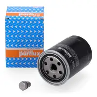 PURFLUX LS214 &Ouml;lfilter + Schraube f&uuml;r VW Passat B5 B5.5 AUDI A4 B5 B6 A6 2.4-3.0 1.9 TDI