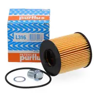PURFLUX L316 &Ouml;lfilter + Schraube f&uuml;r VOLVO C70 1 S40 1 S60 1 S70 1 S80 1 2 V40 XC70 XC90