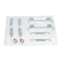 ZIMMERMANN Brake Discs + Pads + Sensor + Brake Shoes for MERCEDES V-Class Vito W447 (Rear)