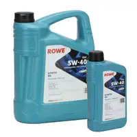 6L 6 Liter ROWE SYNTH RS 5W40 Motor&ouml;l &Ouml;l f&uuml;r MB 229.5 Porsche A40 PSA B712296 502/505.00