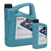 6L 6 Liter ROWE MULTI FORMULA 5W-50 Motor&ouml;l &Ouml;l ACEA C3 API SN f&uuml;r BMW LL-04 VW 505/505.01
