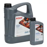 6L 6 Liter ROWE SYNTH RS LONGLIFE 4 0W-20 0W20 Motor&ouml;l &Ouml;l f&uuml;r Porsche C20 VW 508.00/509.00