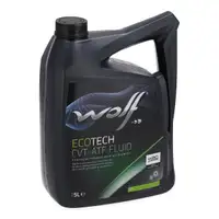 5L WOLF ECOTECH CVT-ATF FLUID Automatikgetriebe&ouml;l Getriebe&ouml;l CVT- und Automatik