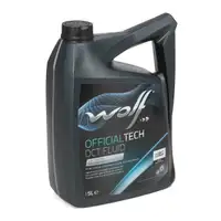 febi Getriebefilter Satz + 6L WOLF Getriebe&ouml;l f&uuml;r AUDI CUPRA SEAT SKODA VW DQ381