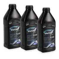 3L 3 Liter WOLF BRAKE FLUID DOT 4 LV Bremsflüssigkeit Brake ISO 4925 FMVSS 116 TL 766-Z