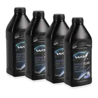 4L 4 Liter WOLF BRAKE FLUID DOT 4 LV Bremsflüssigkeit Brake ISO 4925 FMVSS 116 TL 766-Z