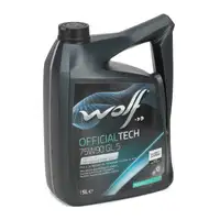 5L 5 Liter WOLF OFFICIALTECH 75W90 GL 5 Getriebe&ouml;l API GL-5 MAN MB 235.8 SCANIA VOLVO