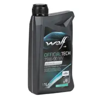 1L 1 Liter WOLF OFFICIALTECH 75W-90 MV Schaltgetriebe&ouml;l API GL4+ f&uuml;r BMW FORD MB VW