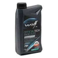 HIRSCHER Filter Set + 3L WOLF 0W20 LS-FE + 3x ORIGINAL Spark Plugs for FIAT 1.0 Mild Hybrid