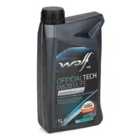 6L WOLF 0W20LL FE Motor&ouml;l + HIRSCHER &Ouml;lfilter f&uuml;r VW Golf 8 Passat B8 Tiguan 2.0 TDI