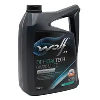 6L WOLF 0W20LL FE Motor&ouml;l + HIRSCHER &Ouml;lfilter f&uuml;r VW Golf 8 Passat B8 Tiguan 2.0 TDI