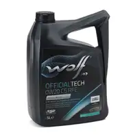 6L WOLF 0W20 C5 RFE Motor&ouml;l + HIRSCHER &Ouml;lfilter f&uuml;r DACIA MERCEDES NISSAN RENAULT 1.5 dCi