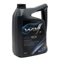 6L WOLF VITALTECH 0W30 5 Motoröl + MANN Ölfilter für VOLVO S40 S60 S80 V40 V50 V60 XC60