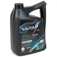 8L WOLF 0W-40 C3 SP Motor&ouml;l + HIRSCHER &Ouml;lfilter f&uuml;r NISSAN OPEL RENAULT 2.0-2.5D