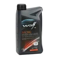 1L 1 Liter WOLF RACING ESTER 10W-60 FS Motor&ouml;l API SN BMW M-SERIES FORD PORSCHE