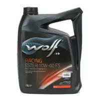 10L 10 Liter WOLF RACING ESTER 10W-60 FS Motor&ouml;l API SN BMW M-SERIES FORD PORSCHE