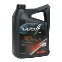 10L 10 Liter WOLF RACING ESTER 10W-60 FS Motor&ouml;l API SN BMW M-SERIES FORD PORSCHE
