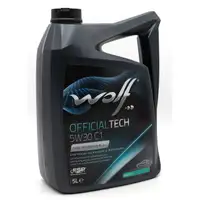 5L WOLF OFFICIALTECH 5W30 C1 Motor&ouml;l + MANN &Ouml;lfilter f&uuml;r MAZDA 323 3 6 Premacy 2.0/2.2 D