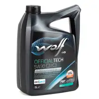8L 8 Liter WOLF OFFICIALTECH 5W30 C2/C3 Motoröl BMW LL-04 dexos2 MB 229.51/52 VW 505.00/01