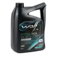 10L WOLF 5W30 C2/C3 P/RN Motor&ouml;l + H+B &Ouml;lfilter f&uuml;r FIAT MERCEDES NISSAN OPEL RENAULT