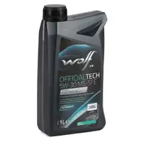 1L 1 Liter WOLF OFFICIALTECH 5W30 MS-SFE Motor&ouml;l f&uuml;r MB 229.52 DEXOS 2 PSA B71 2290/2297