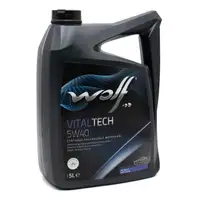7L WOLF 5W40 Motor&ouml;l + MAHLE &Ouml;lfilter f&uuml;r PSA Jumper 1 2 Boxer FIAT Ducato 2.5/2.8D