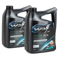 10 Liter WOLF OFFICIALTECH 5W30 C2/C3 Motor&ouml;l f&uuml;r BMW LL-04 dexos2 MB 229.51/52 505.00/01