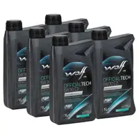 6L WOLF OFFICIALTECH 5W30 C2 Motor&ouml;l f&uuml;r FIAT 9.55535-S1 PSA B71 2290-2014 RENAULT RN 0700