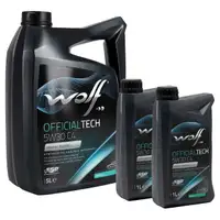 7L 7 Liter WOLF OFFICIALTECH 5W30 C4 Motor&ouml;l &Ouml;l f&uuml;r MB 229.51 RENAULT RN0720 9.55535-S4