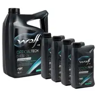 9L 9 Liter WOLF OFFICIALTECH 5W30 C4 Motor&ouml;l &Ouml;l f&uuml;r MB 229.51 RENAULT RN0720 9.55535-S4
