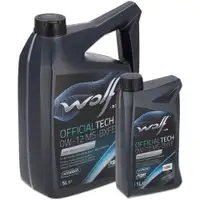6L 6 Liter WOLF OFFICIALTECH 0W-12 MS BXFE Motor&ouml;l BMW Longlife-22 FE++
