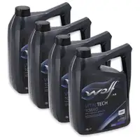 20L 20 Liter WOLF VITALTECH 10W-60 Motor&ouml;l API SN/CF ACEA A3/B4 VW 501.01/505.00