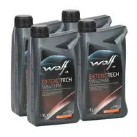 4L 4 Liter WOLF EXTENDTECH 5W40 HM Motor&ouml;l &Ouml;l f&uuml;r MB 229.5 PSA B71 2296 VW 502/505.00