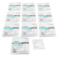 10 KINGFA FFP2 NR Face Masks, Respirator Masks, Half-Face Masks, 5-Ply, CE0598