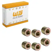 6x Mutter am Wärmetauscher für PORSCHE 911 964 993 912 914 924 944 99908500102