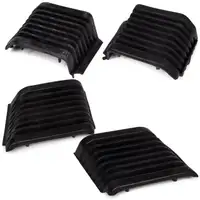 4x Aufpralld&auml;mpfer Sto&szlig;stange f&uuml;r PORSCHE 911 ab Modelljahr 1974 vorne + hinten