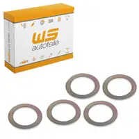 5x Einstellscheibe Ausgleichsscheibe Nockenwelle f&uuml;r PORSCHE 90110556100
