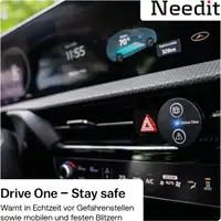 NEEDIT Drive One Blitzerwarner Verkehrswarner Stauwarner Smart Traffic Alarm