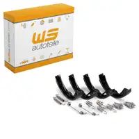 Bremsbacken + Zubehör Satz für PORSCHE 991 992 718 Boxster Cayman 981 982 Panamera hinten