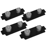 4x Bremstr&auml;gerplatte 36/40mm f&uuml;r PORSCHE Boxster Cayman (986 987) vorne 99635108802